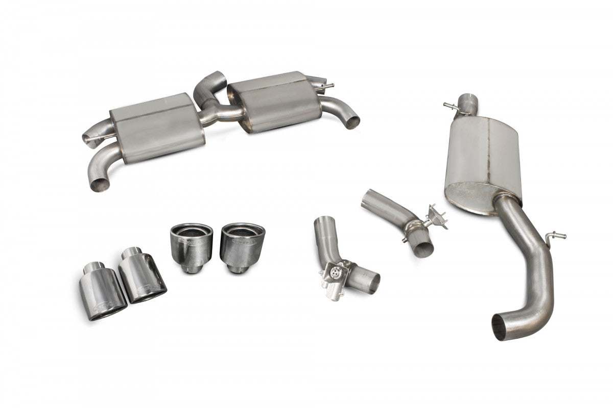 Sistema de escape resonante Scorpion para Audi TT S MK3 2