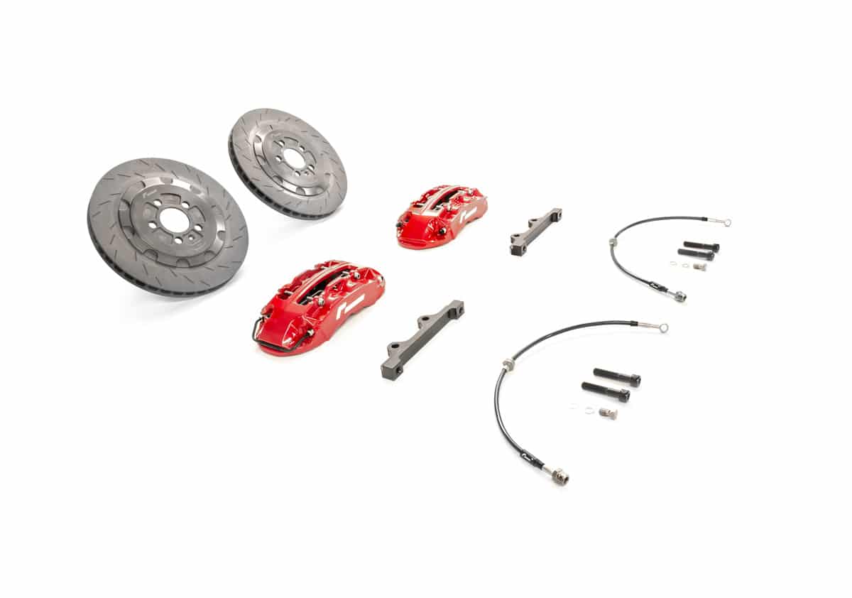 Kit de freios Racingline Big Brake Stage 2 para Polo 6R, Ibiza 6J e Audi S1 ​​​​8