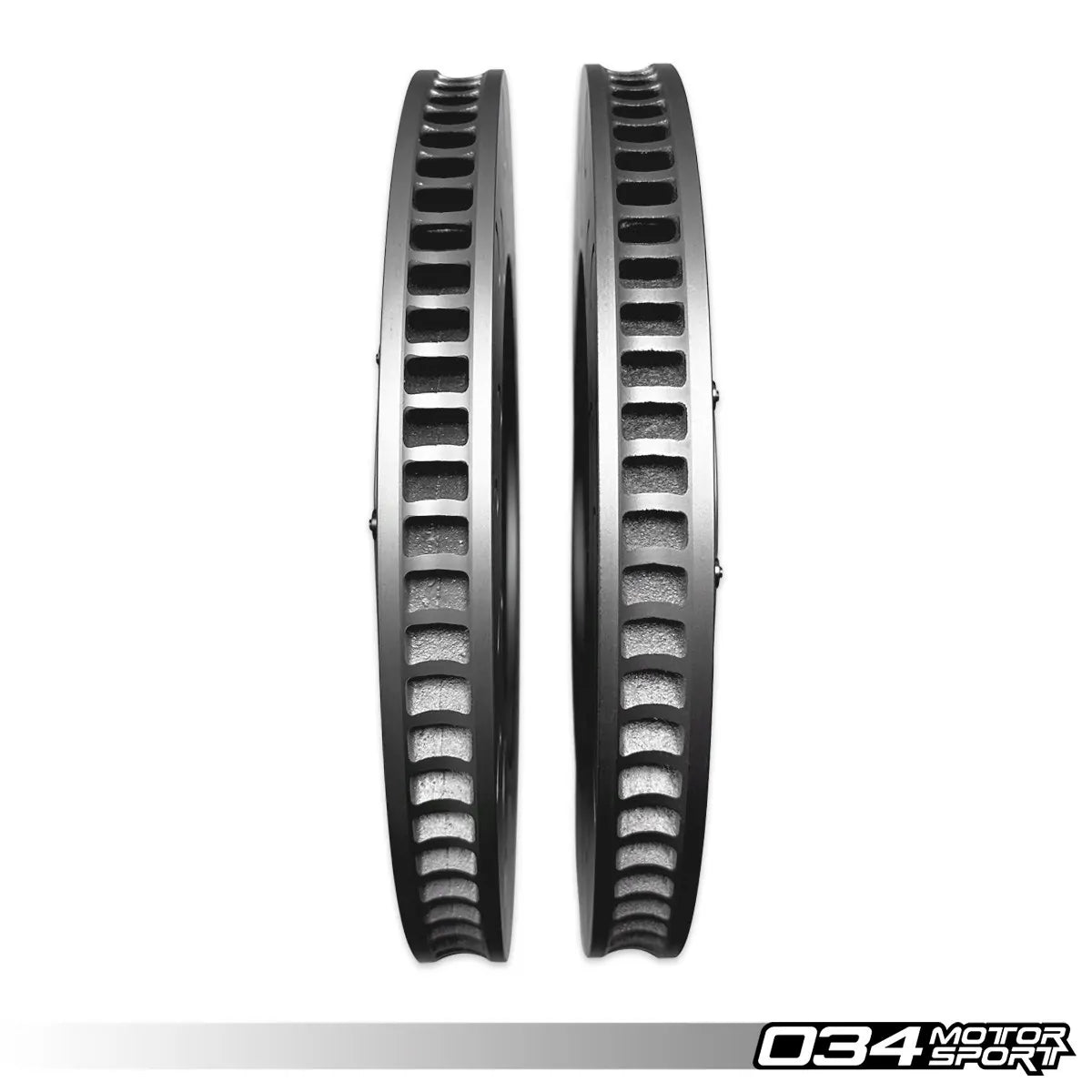 Pinza de freno delantera flotante 034 Motorsport de 2 piezas y 375 mm para AUDI S3 5