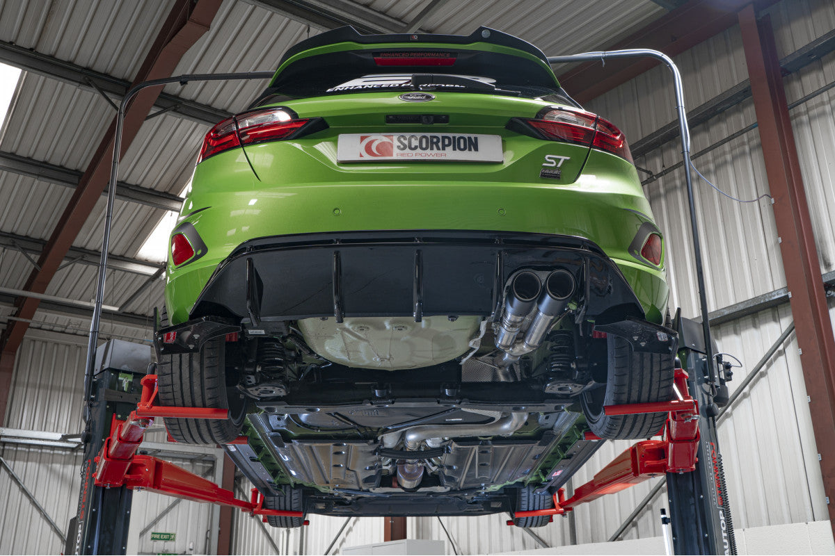 Scorpion Predator GPF rugsysteem Ford MK8 Fiesta ST 05