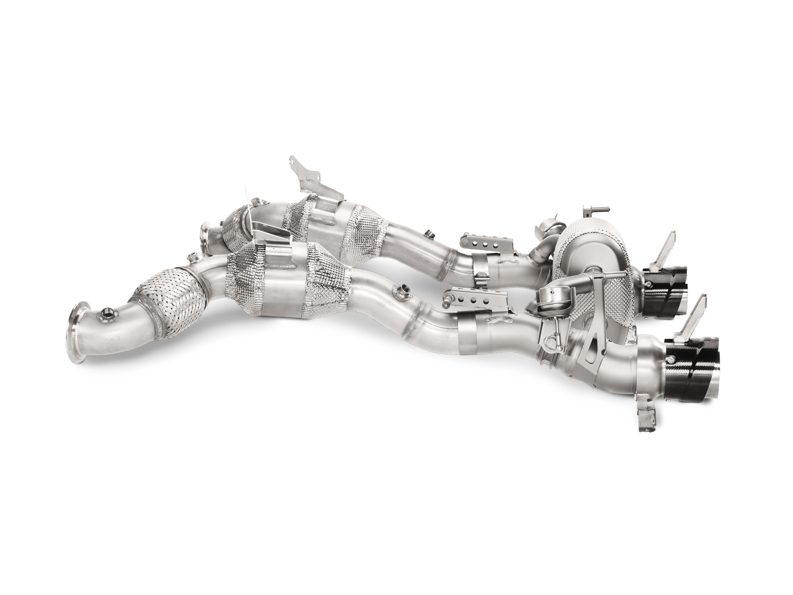 Akrapovic Link Pipe set Cat Ferrari 488 Gtb Spider 2