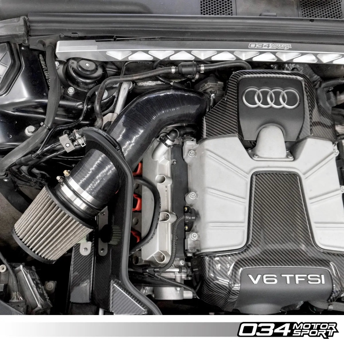 Admissão em fibra de carbono S34, Audi B8 8.5 S4 S5 3.0 TFSI 7
