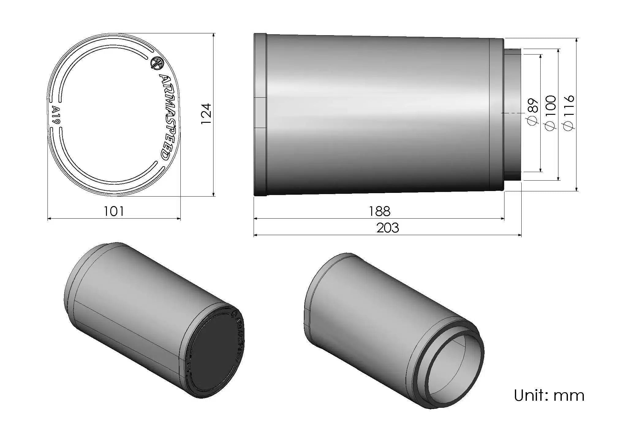 Armaspeed Luchtfilter Mercedes W177 A250 A35 1