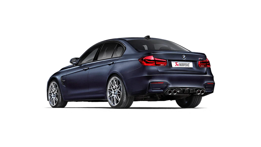 Difusor de carbono Akrapovič de alto brillo BMW M4 F82 F83 4