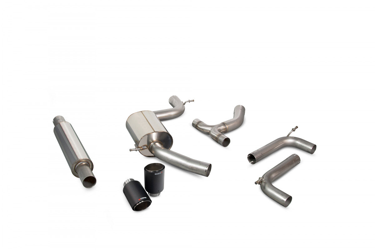 Scorpion Resonated Cat Back Systeem VW MK7.5 Golf GTi 03