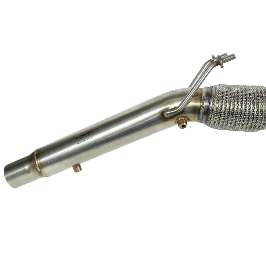 Endura V2 - Codo de fundición de 3,5″ para bajante - OPF y no OPF - Golf 7 / 7.5 GTI, Leon 5F, TT 8S, Octavia 5E - 1.8 / 2.0 TSI EA888.3 MQB