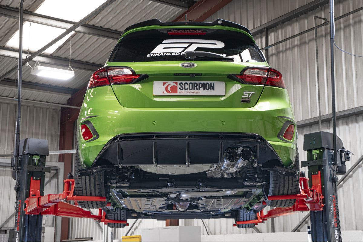 Scorpion Predator GPF rugsysteem Ford MK8 Fiesta ST 04