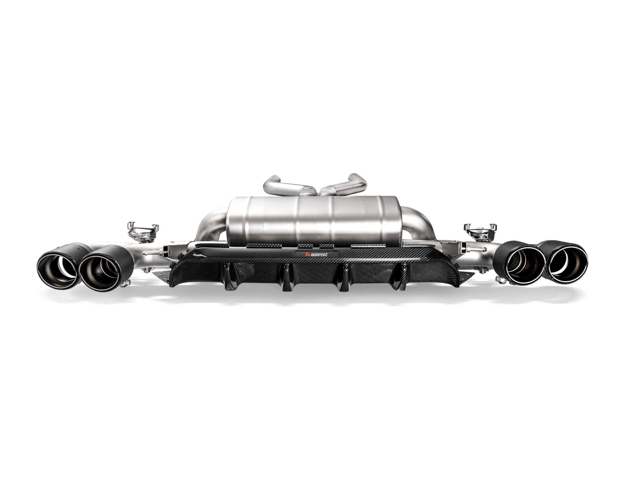 Diffuseur Akrapovic en carbone brillant pour BMW M5 F90 1