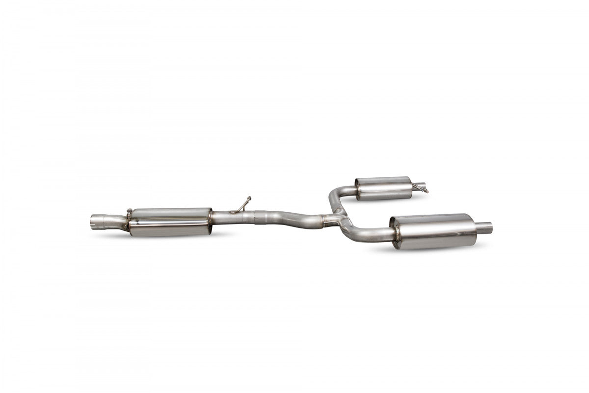 Scorpion Resonated Cat back systeem VW MK7 Golf 03