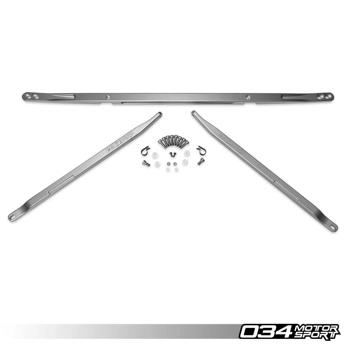 034 Motorsport Barra de soporte delantera de aluminio billet Audi C8 02