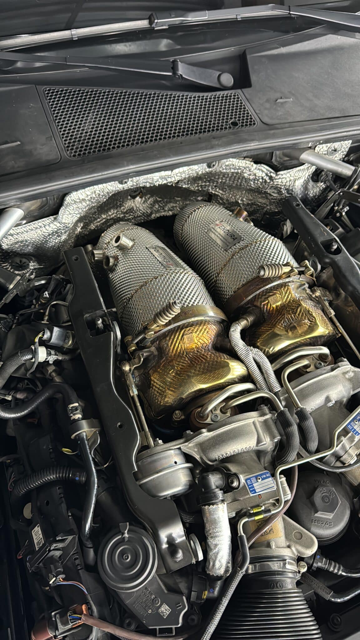 Endura Downpipe Decat Heatshielding Audi RS6 RS7 C8 82