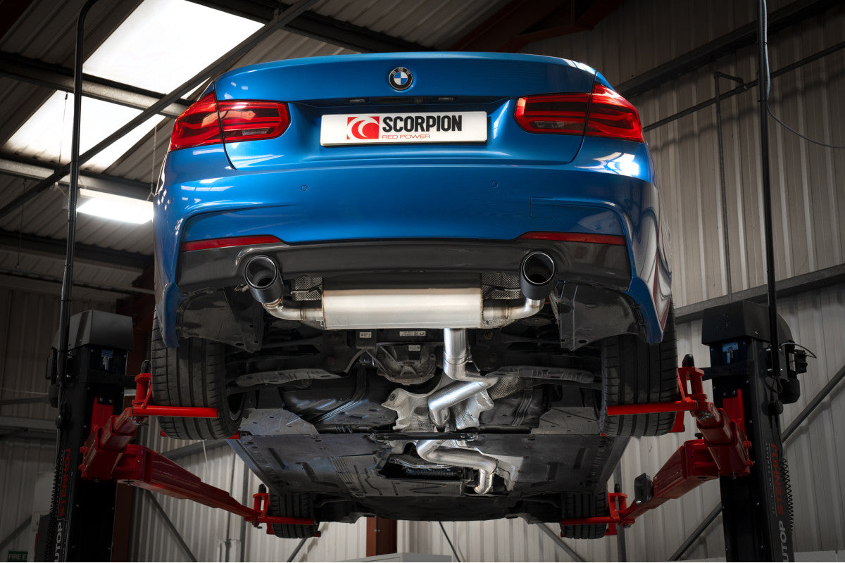 Bajantes deportivos Scorpion Cat Back BMW F30 F31 340i 04