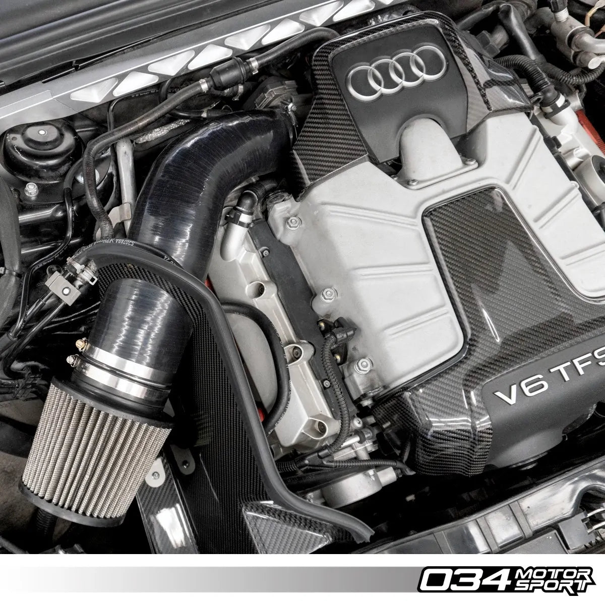 Admissão em fibra de carbono S34, Audi B8 8.5 S4 S5 3.0 TFSI 8