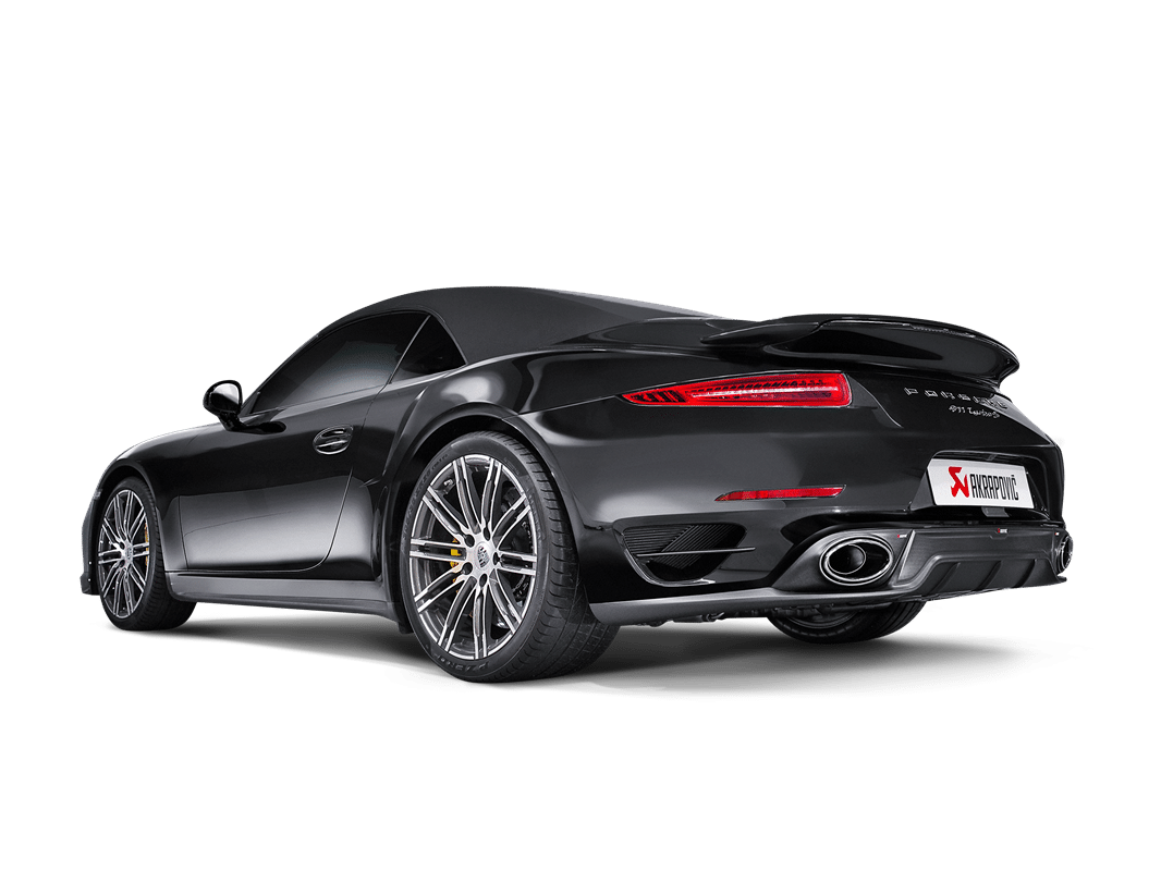 Difusor de carbono Akrapovič Porsche 911 Turbo S 991 4
