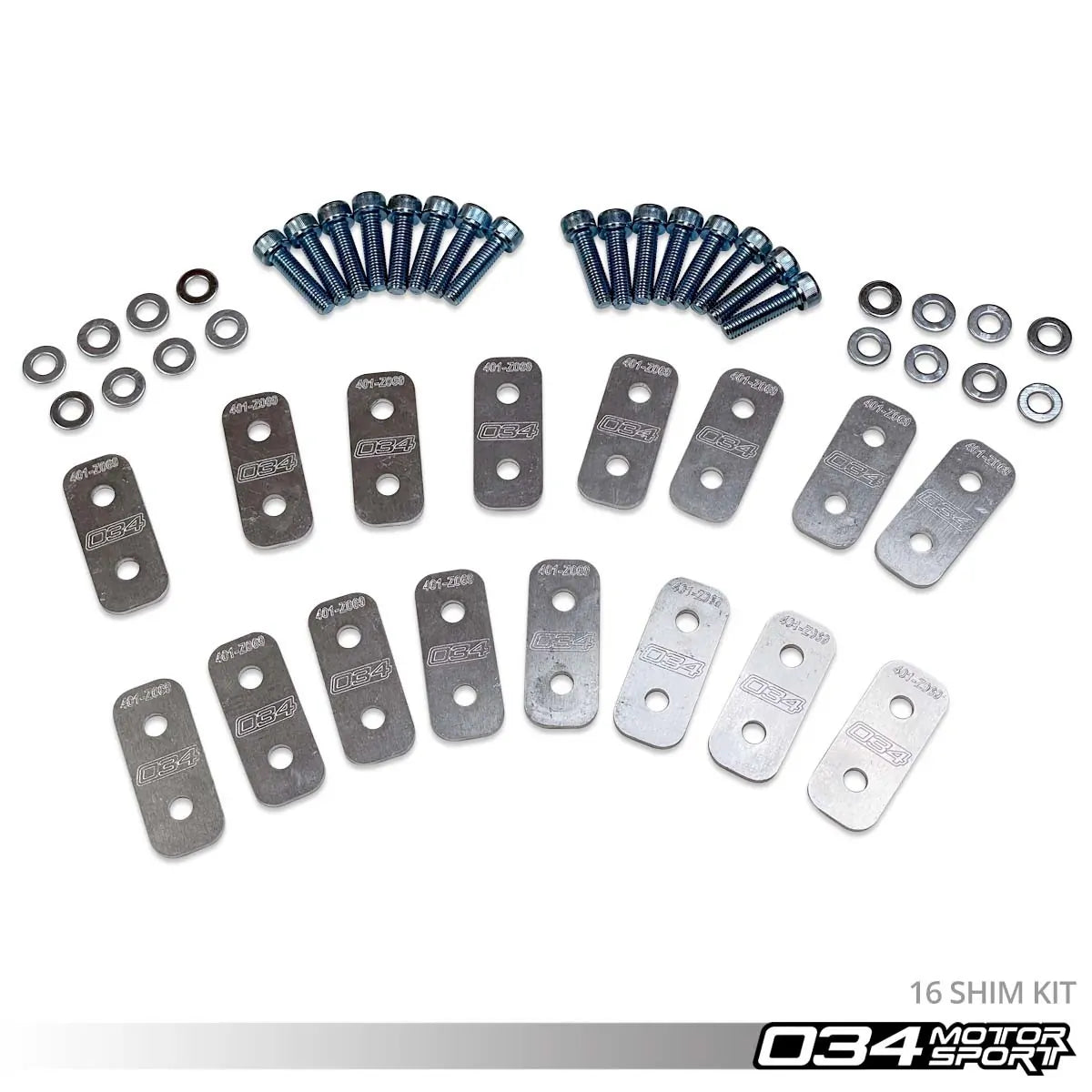 Kit de cales de carrossage 034 Motorsport pour Audi R8 Gen 1 et Gen 1.5 02