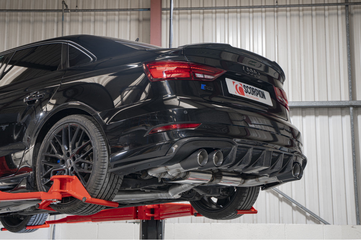 Scorpion Niet resonerend cat back Audi S3 2.0T 8V PFL 5