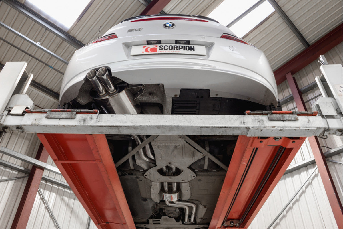 Scorpion Resonerend Cat Back systeem BMW Z4 E85 E86 05