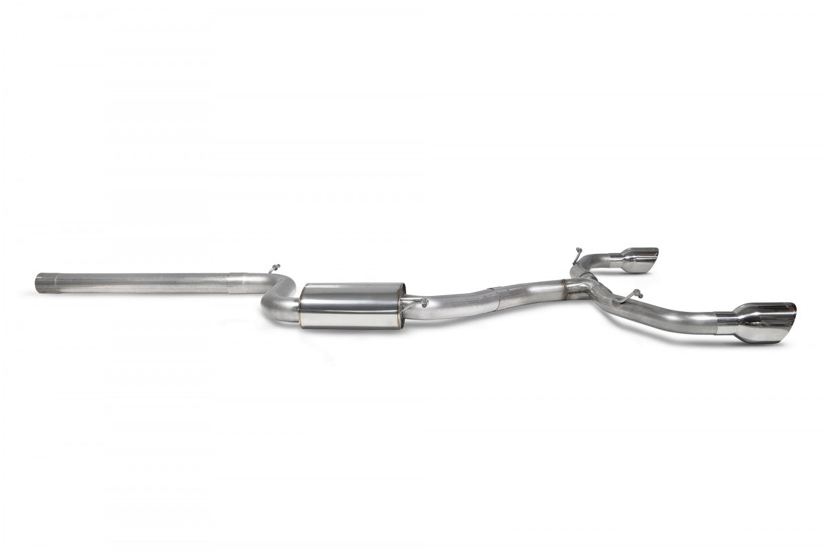 Scorpion Catback GPF achteruitlaat Golf 8 GTI 02