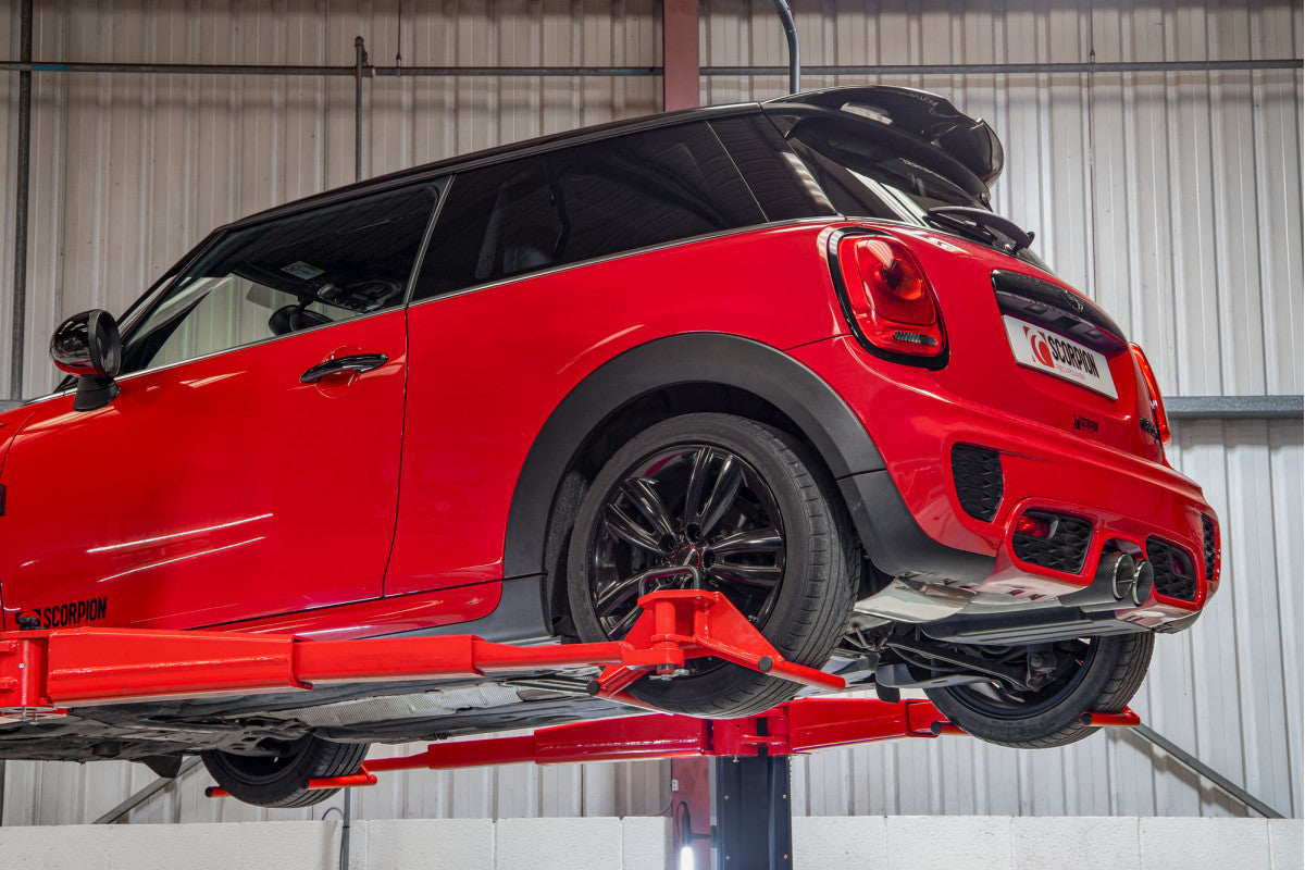 Scorpion Non Resonated Cat Back system Mini Cooper S F56 5