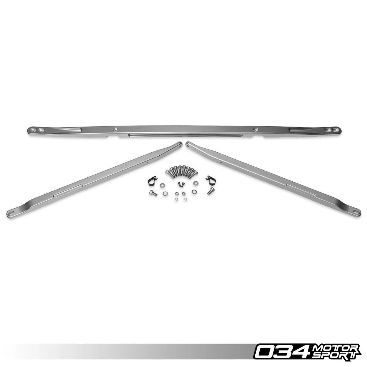 034 Motorsport Barra de soporte delantera de aluminio billet Audi C8 01