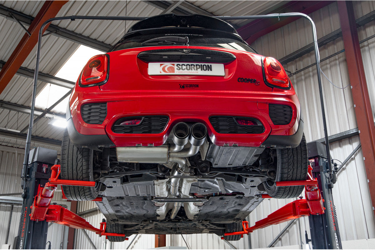 Scorpion Non Resonated Cat Back system Mini Cooper S F56 6
