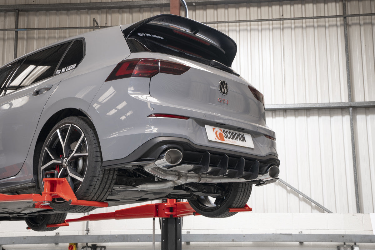 Scorpion Niet resonerend Predator GPF back VW MK8 06