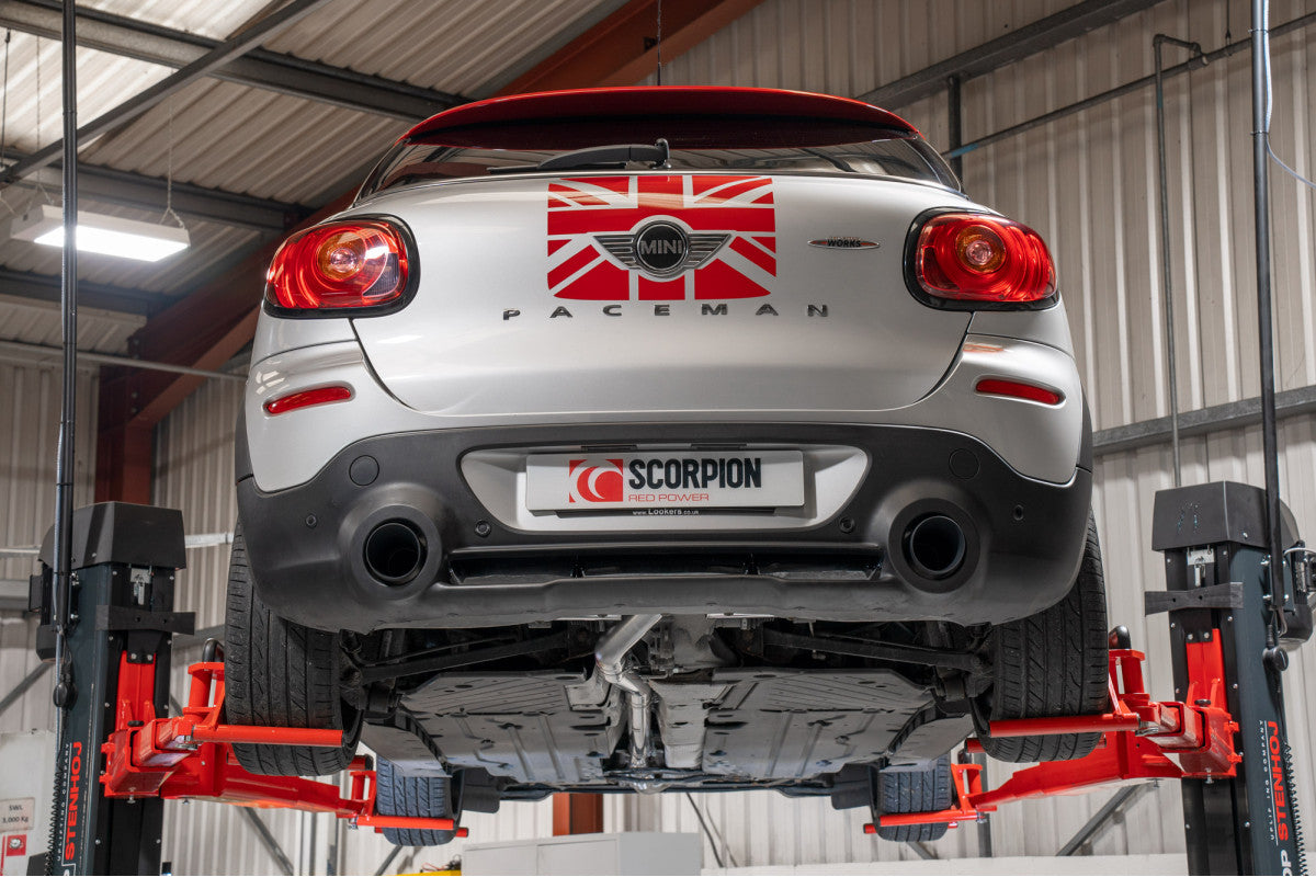 Scorpion Non resonated cat back Mini Countryman R60 R61 4