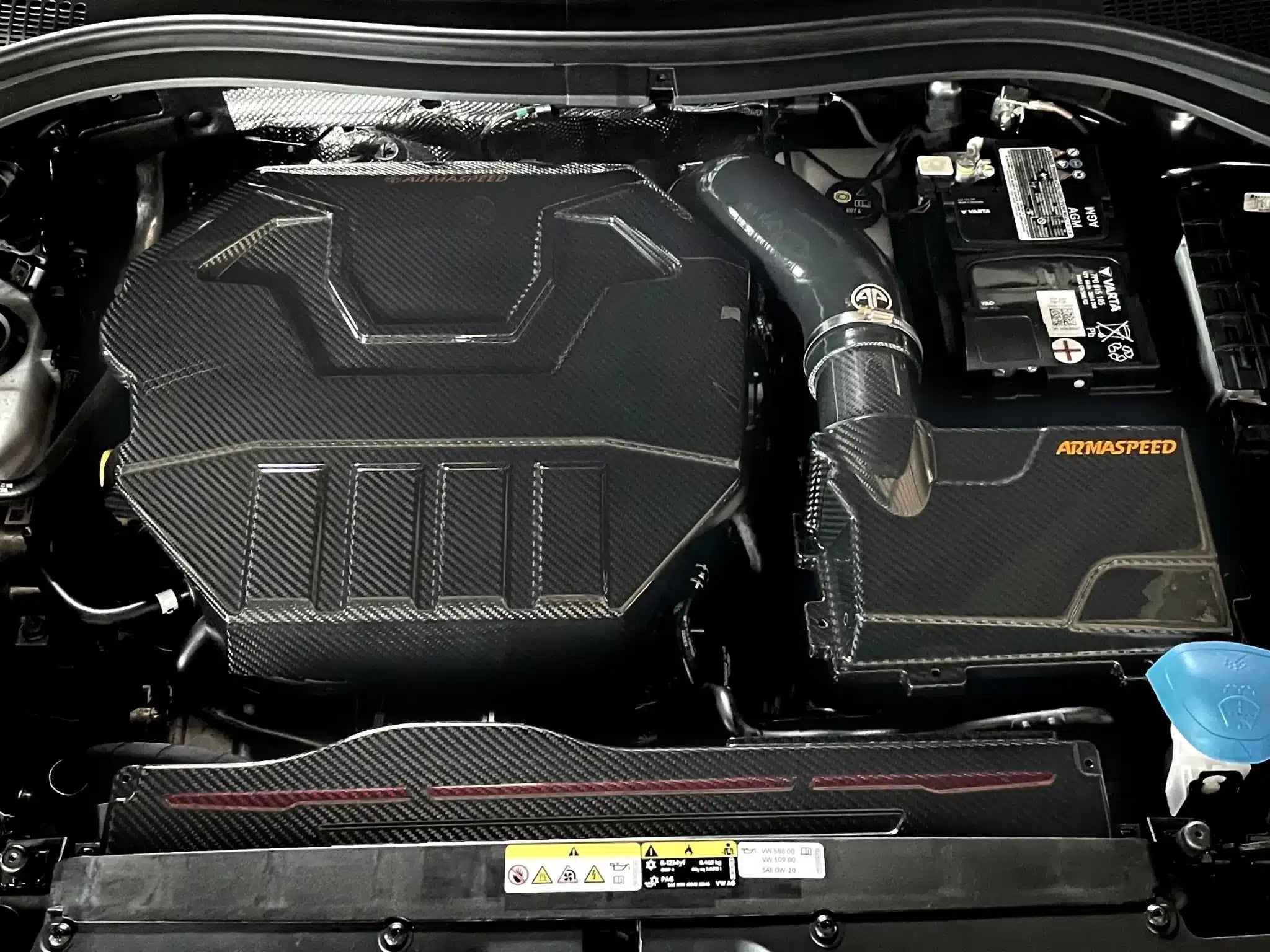 Sistema de admissão de ar frio Armaspeed para VW Golf 8 R3