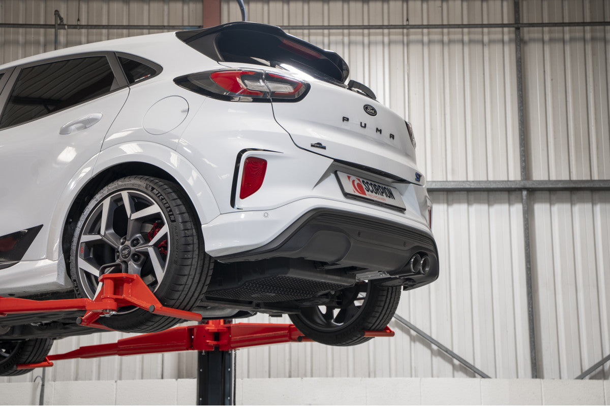 Sistema de protección trasera Scorpion Predator GPF para Ford MK2 Puma ST 5