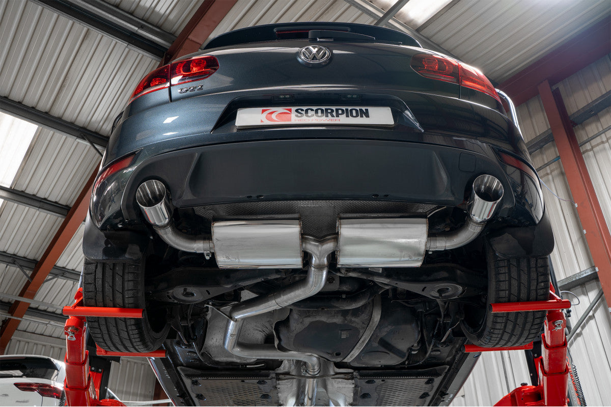 Scorpion Catback Uitlaat VW Golf 6 GTI 4