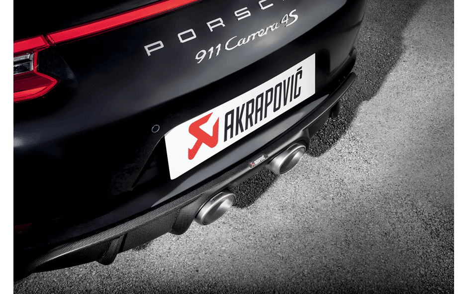 Akrapovič Difusor Mate Porsche 911 Carrera S 4 GTS 991.2 2