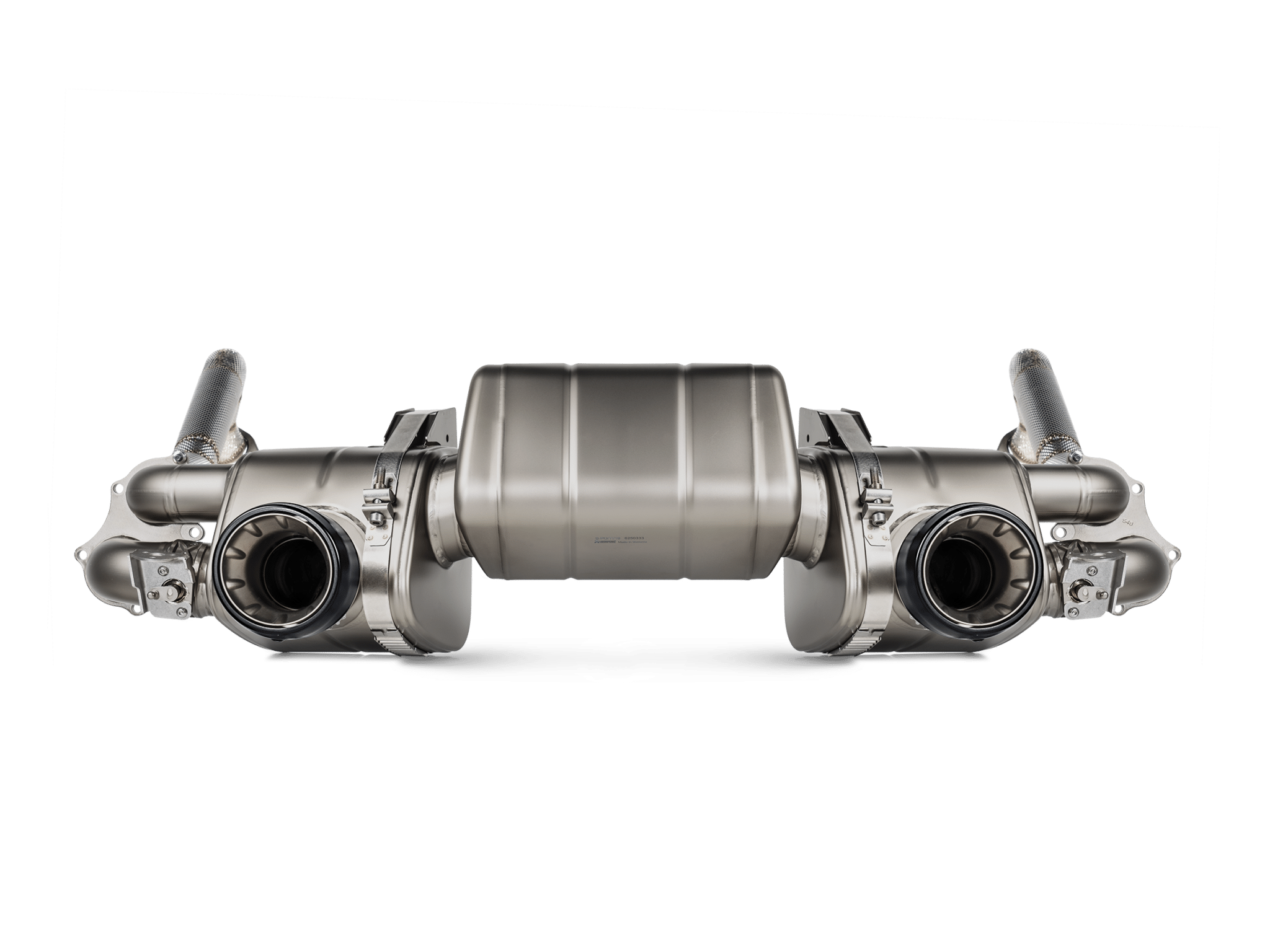 Akrapovič Link Pipe Set Titanium Porsche Cayman GT4 718 1