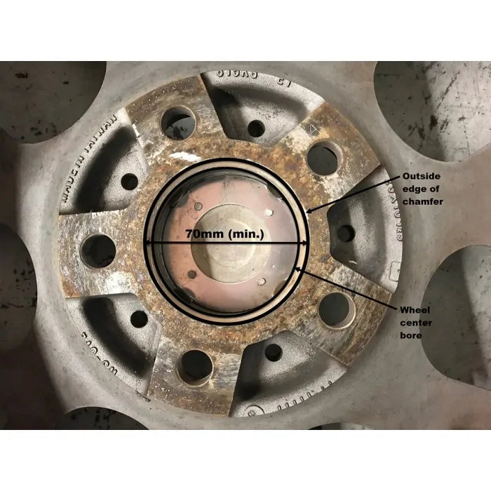 Par de espaciadores de rueda de 10 mm para Audi y Volkswagen 04
