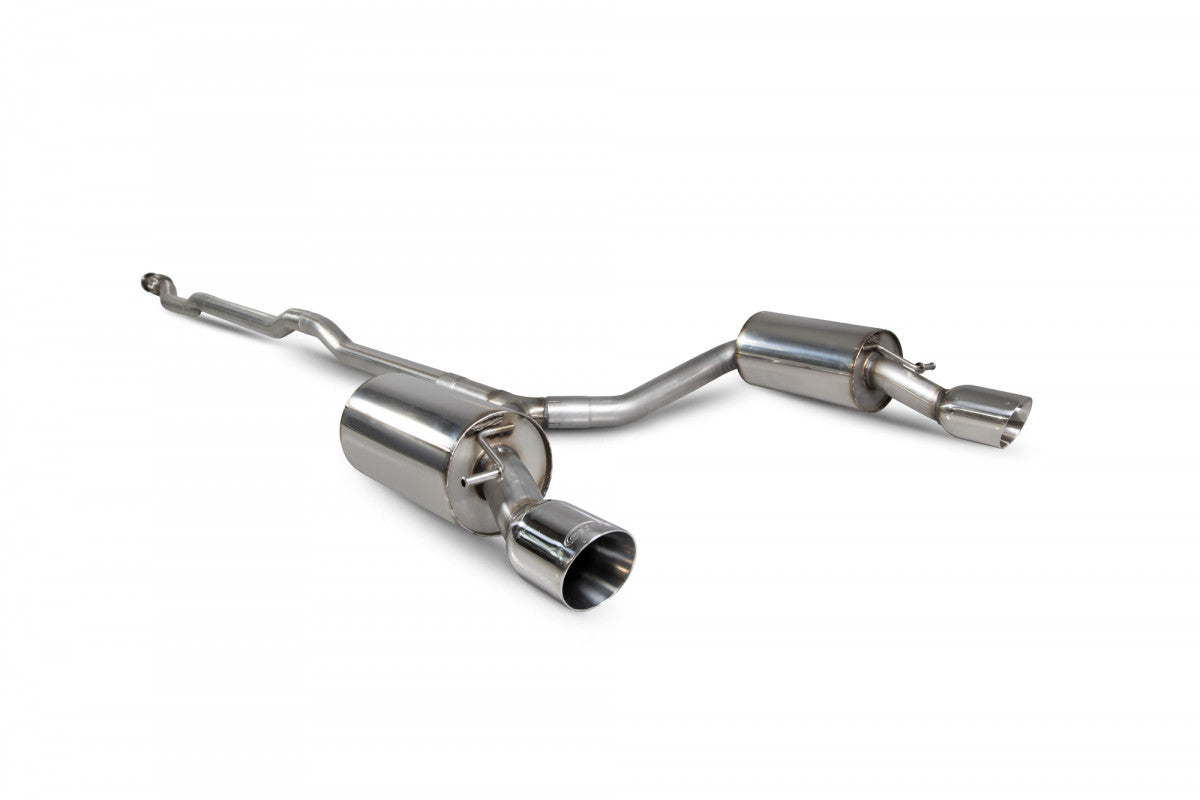Scorpion Non Resonated Cat Back system Mini Clubman R55 2