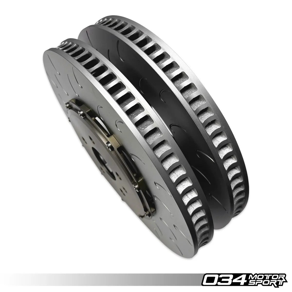 Pinza de freno delantera flotante 034 Motorsport de 2 piezas y 375 mm para AUDI S3 6