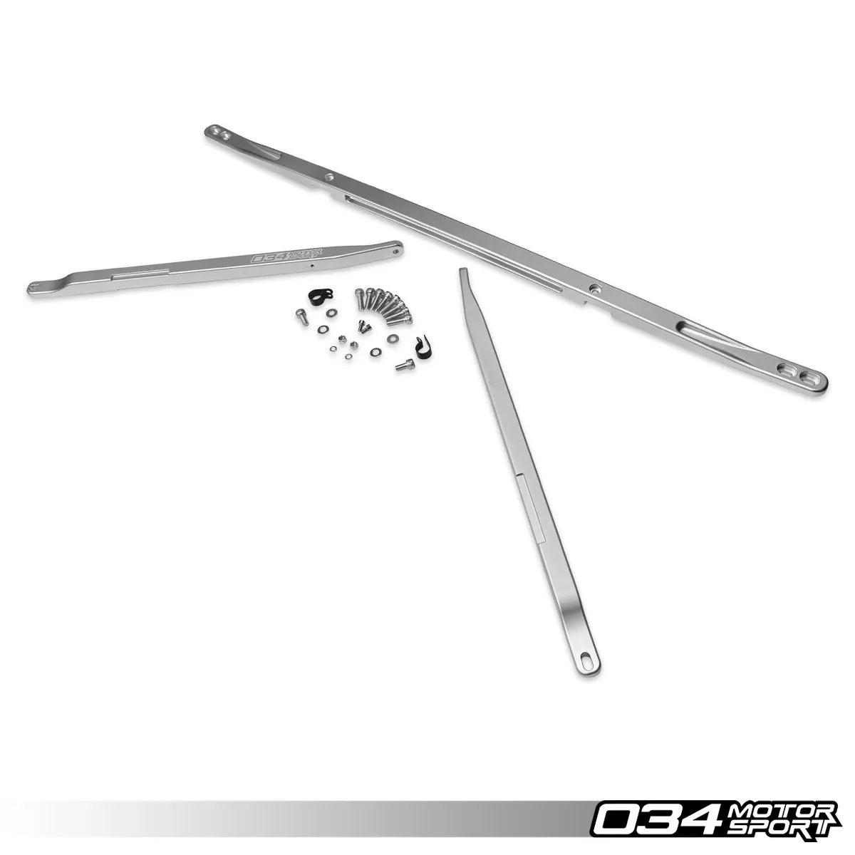034 Motorsport Barra de soporte delantera de aluminio billet Audi C8 03