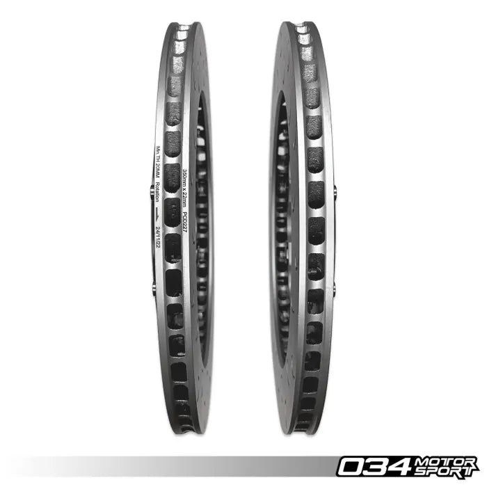 Kit de actualización de rotor de freno trasero flotante de 2 piezas para Audi C7, S6 y S7 (034 301, 2013, 3)