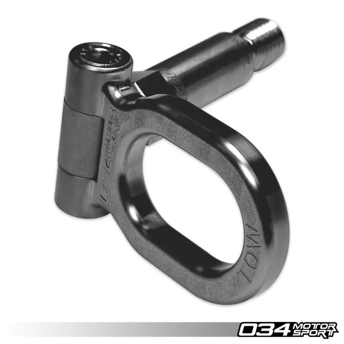 Barra de remolque de acero inoxidable 034 Motorsport de 100 mm para Audi 8Y A3 S3 05