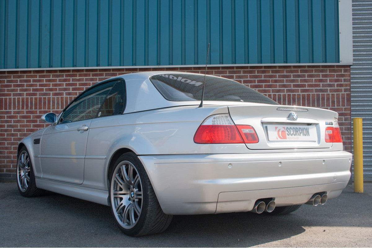 Scorpion Cat back systeem BMW M3 E46 4