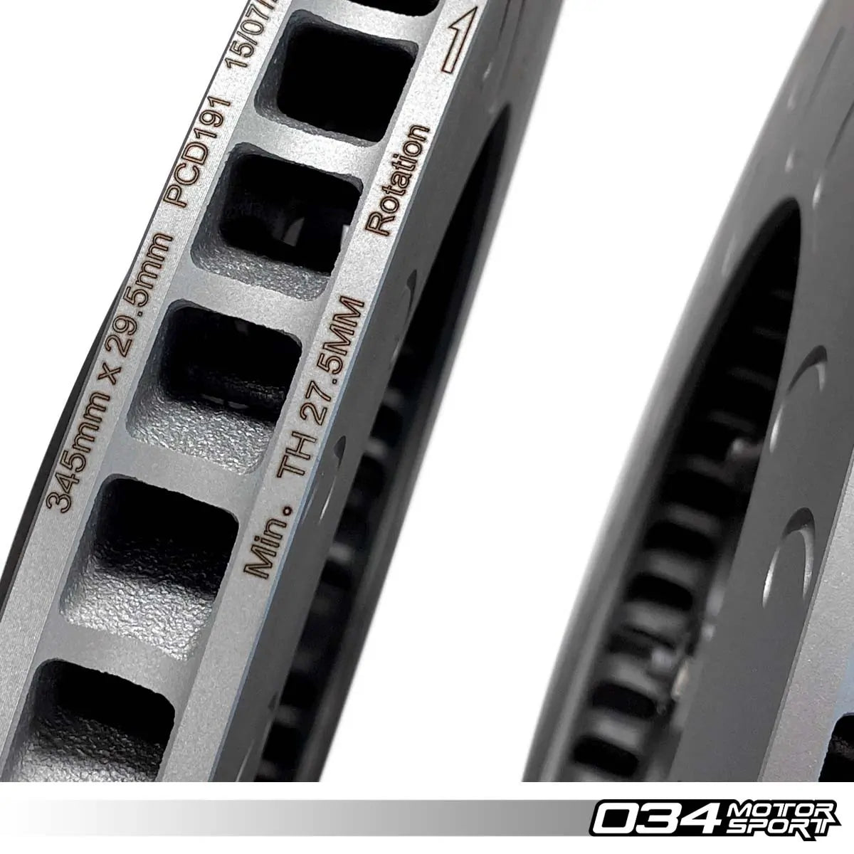 Kit de actualización de rotor de freno delantero flotante de 2 piezas para Audi B8, B8.5, S4, S5, Q5 8