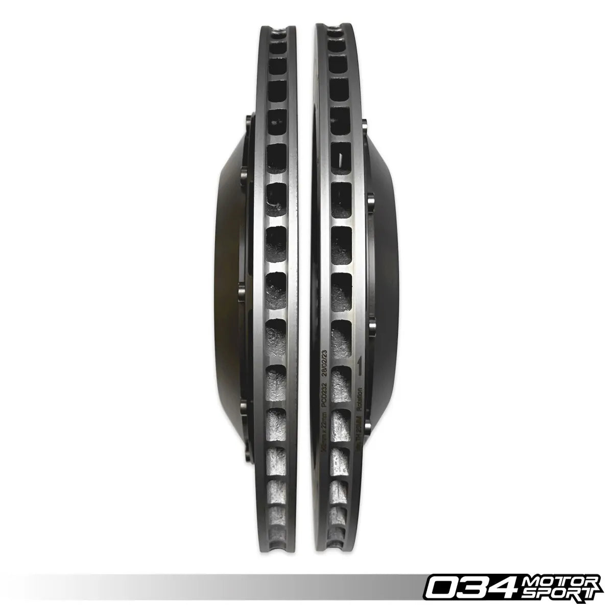 034 Motorsport 2 piezas 355 mm Actualización de freno trasero AUDI S3 5