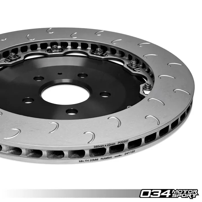 Kit de actualización de rotor de freno trasero flotante de 2 piezas para Audi C7, S6 y S7 (034 301, 2013, 4)
