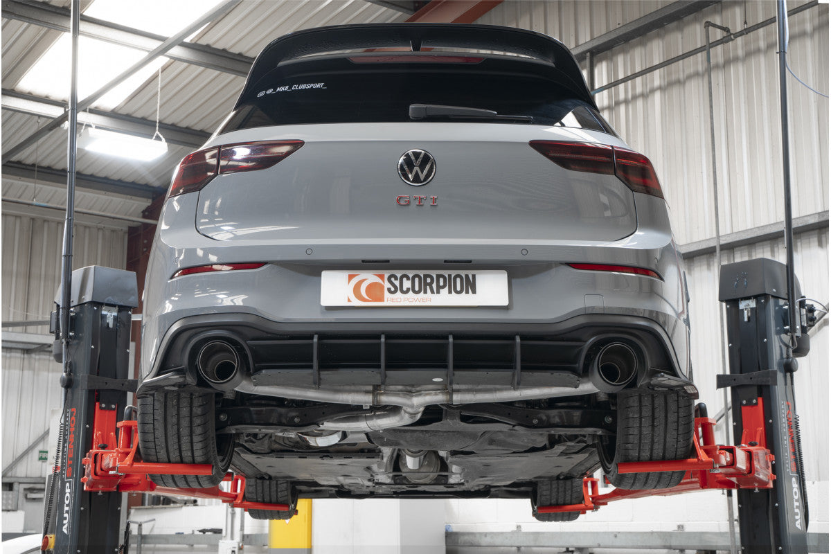 Sistema trasero Scorpion GPF VW MK8 Golf GTI Clubsport 3