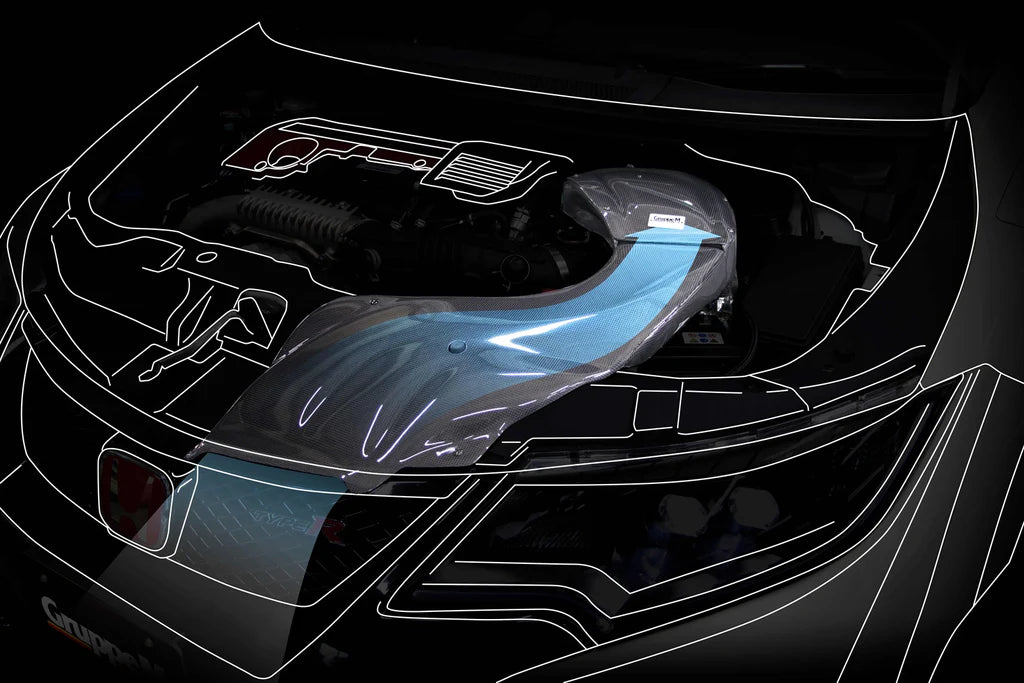 Gruppe M Carbon Ram Air Intake Honda Civic R FK2 K20C 2