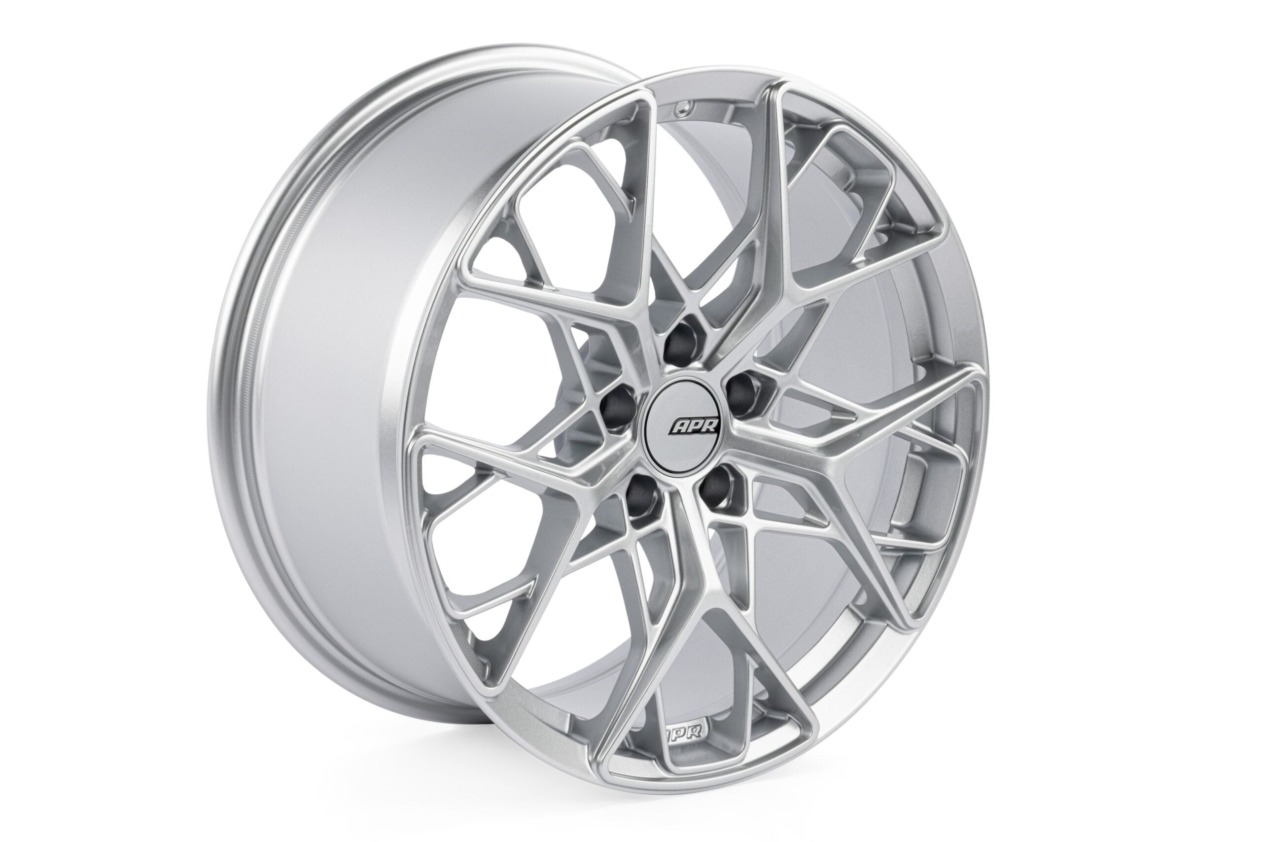 APR – Llanta plateada A02 de 19 x 8,5 – 5×112 ET45