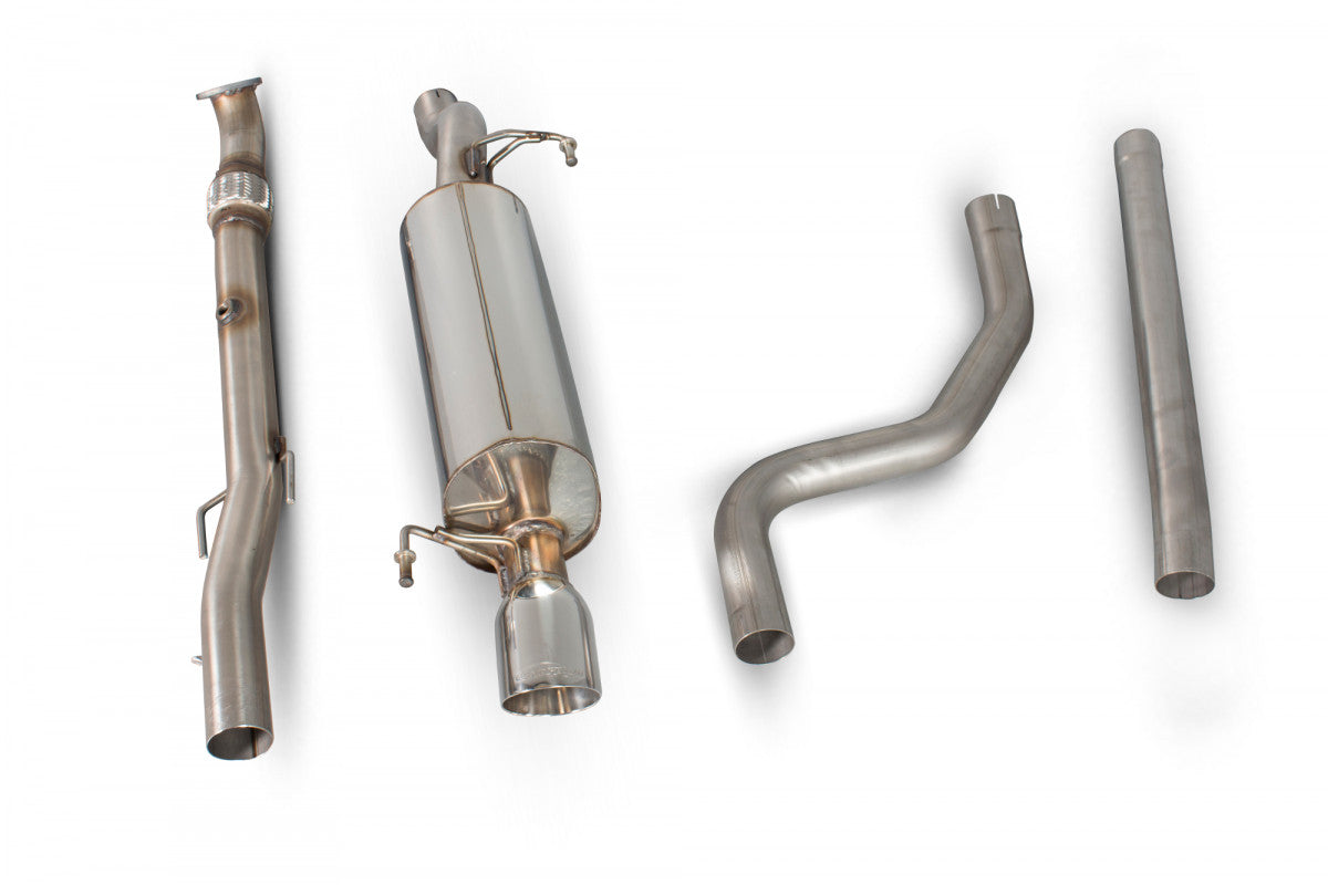 Scorpion Niet resonerend Cat Back systeem Opel Corsa D1.0 03