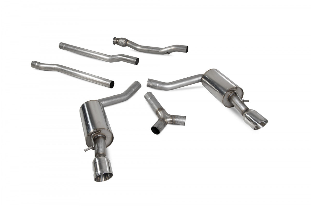 Scorpion Non Resonated Cat Back system Mini Clubman R55 3