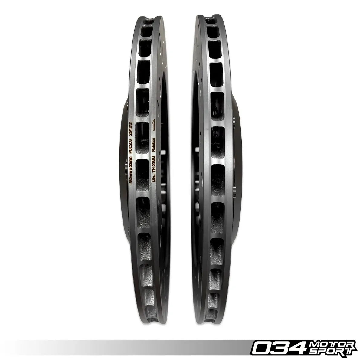 034 Motorsport Rotor trasero flotante de 2 piezas 330 mm RS5 06