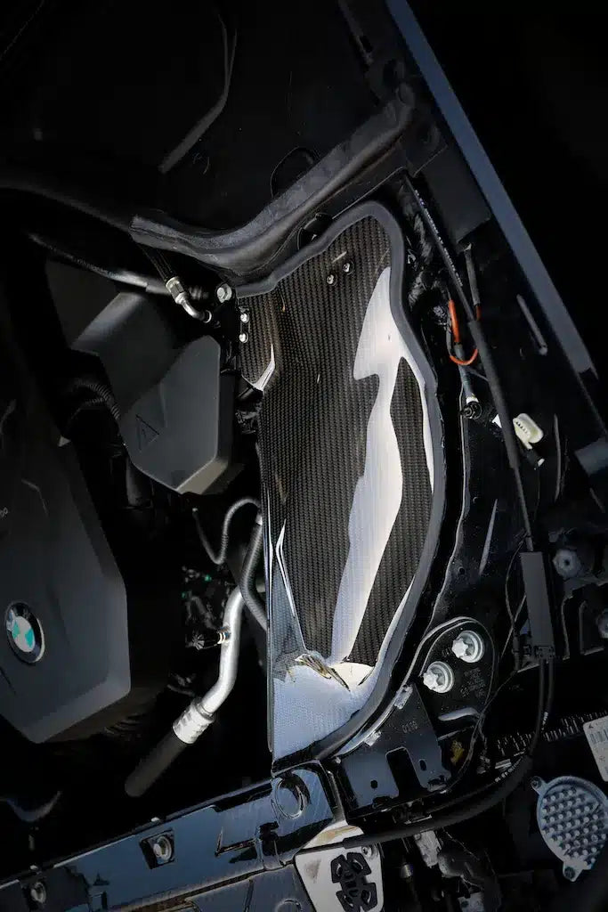 Entrada de ar Armaspeed em alumínio CF para BMW G20 B48TU 3