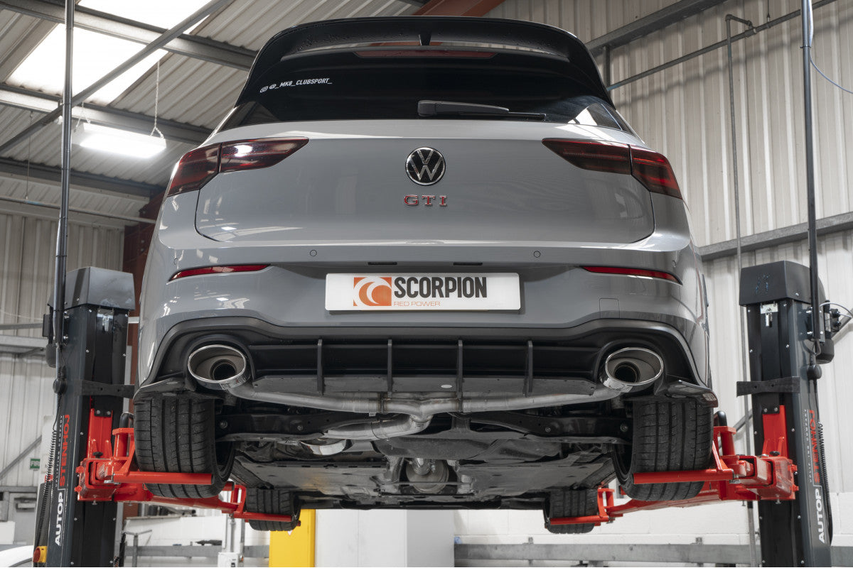 Scorpion GPF back systeem VW MK8 Golf GTI Clubsport 3